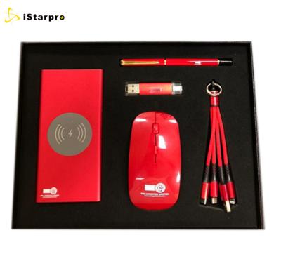 China Agriculture Promotional Gift Sets Advertising Hot Sale Consumer Electronics 5 In 1 Gift Set for sale