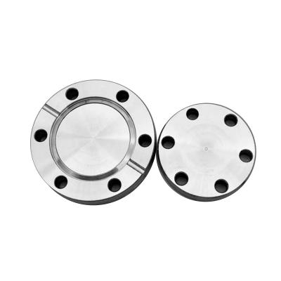 China All Kinds Of Vacuum Pump Connection Accessories Good Quality 5-1000mm Sturdy Steel Welding Blind Flange Customized Durable Cf Vacuum Flange for sale