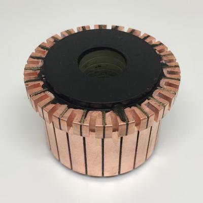 China Motor parts 24 bars spline type segmented motor commutator/collector/kollektor 45*12*36mm*24P for sale