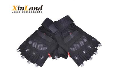 China Blue Beam Gloves Disco Laser Lights 450nm Nylon Material For Festival for sale