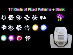 Xinland 230w Beam Moving Head Lights 14 Colors and 17 Gobos DJ Party Lights for Wedding Stage Club P