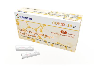 China Vitro Diagnostic Whole Blood 2019-NCoV Rapid Detection Cassette for sale