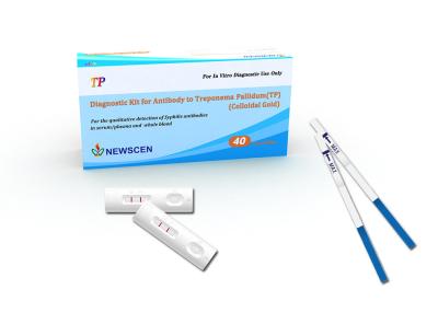 China TUV Home Use Colloidal Gold CIA Treponema Pallidum TP Syphilis Rapid Test Kit for sale