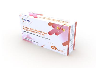 China 5 Minutes Home 100ul Specimen H Pylori Test Cassette for sale