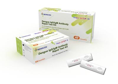 China Equipo rápido 100% de la prueba de la dengue combinada de IgG IgM de la sensibilidad en venta