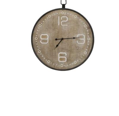 China Handwork Nordic Wooden Home Decoration Customization Style Modern Personalized Wall Clock for sale