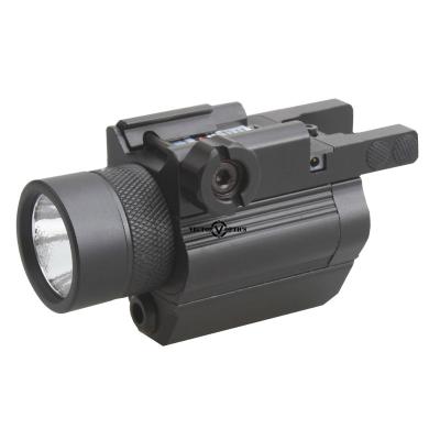 China Full Metal Alloy Vector Green Aluminum Double Cross Optics Sight Flashlight Tactical Laser Combo Hunting Sight for sale