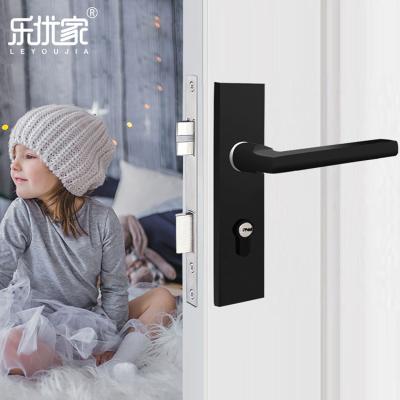 China Bedroom American Interior Anti-theft Security Home Bathroom Style Handle Aluminum Door Lock for sale