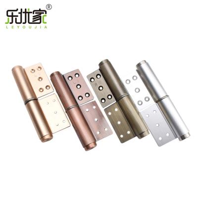 China 6 Inch Heavy Duty Aluminum Adjustable Hydraulic Door Closer Self Closing Wooden Door Flag Hinge Hydraulic Buffer for sale