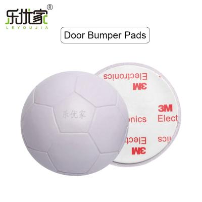 China Environmental Friendly Silicon Door Stopper Wall Door Handle Self Adhesive Bumper Guards for sale