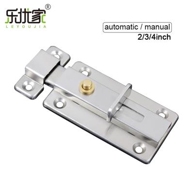 China Open Type Stainless Steel Security Window Latch Lock Bathroom Auto Door Door Knob Bolt for sale