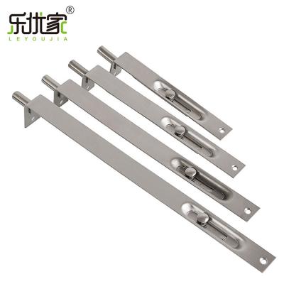 China Safe Top Quality 6 Inch Stainless Steel Sliding Door Locking Flush Bolt for sale