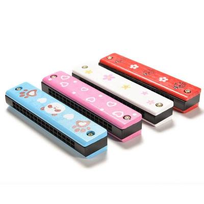 China Educational Toys Wholesale Wooden Toy Wooden Harmonica Toy Harmonica Mouth Toys For Kids Musical Instrument Instrument for sale