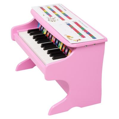 China Playing Toys Wholesale Musical Instrument Mini Child Piano For Kids Wooden Piano Toy and Toddler for sale