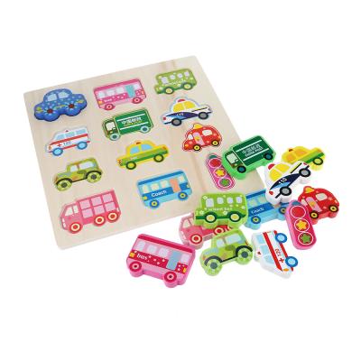 China Cartoon Toy Wholesale Learning Education Montessori Toys Puzzle For Children Wooden Learning Assortment Plate for sale