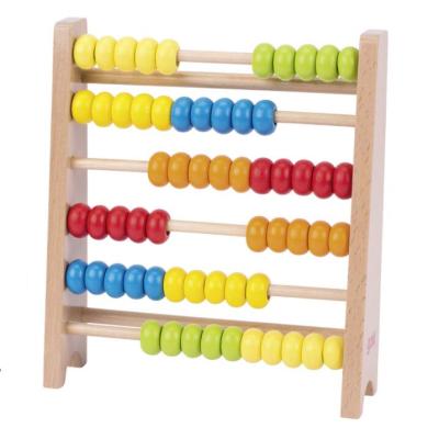 China Preschool Educational Toys Wholesale Colorful Kids Intelligence Math Developing Education Toys Abacus Wooden Frame for sale