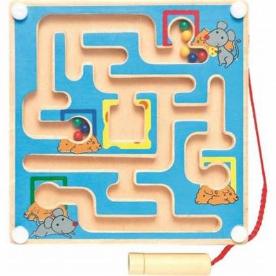 China Intelligence Developing Good Wholesale Price Customized Wooden Ball Maze Game For Children Wooedn Maze Flat Ball Game for sale