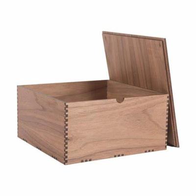 China ODM Gift Box Eco-friendly Luxury Custom Made Luxury Pine Solid Wood Birch Jewelry Or Bamboo Trinket Storage Box for sale