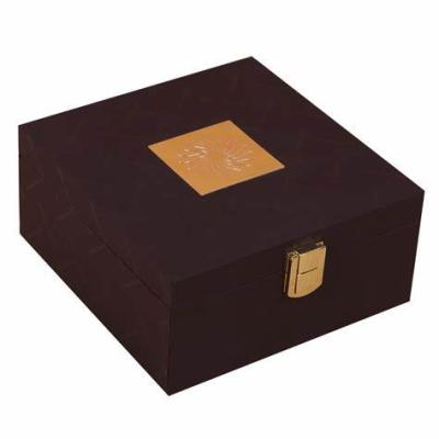 China Packaging Lid Eco - Friendly Unfinished Pine Wood Gift Box for sale