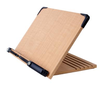 China Factory wholesale hot sale environment-friendly household beams solid wood desk book stand portable wooden reading book holder stand desk for sale