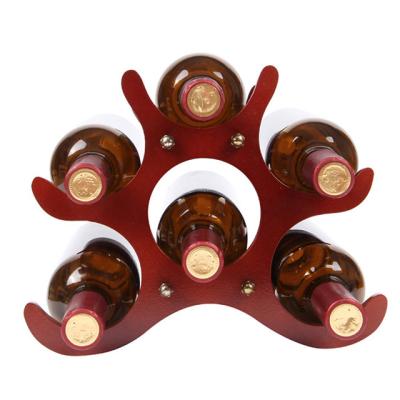 China Viable Multifunctional Household Decor Home Wooden Wine Rack Wine Rack Wine Rack Shelf Bamboo Organizer for sale