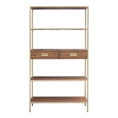 China Luxury Unique Design Storage Modern Design Furniture Modern Top Selling Large Solid Wood Shelf for sale