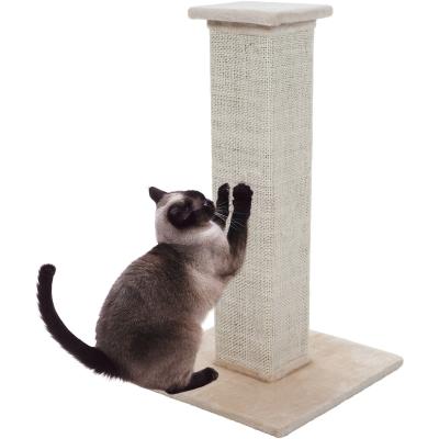 China Hot Wholesale Fashionable Pet Toy Scratch Board Scratcher Plate Wooden Furniture Sale for sale