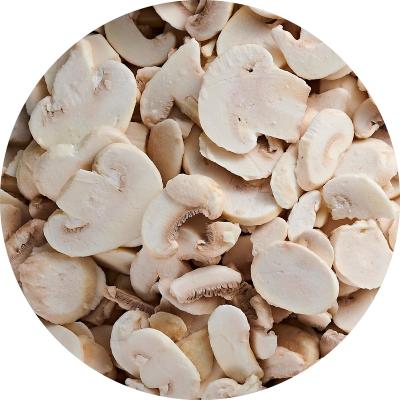 China Healthy Food Wanda Foods Cultivation Mushroom Iqf Frozen White Mushroom Champignon mushroom slices for sale