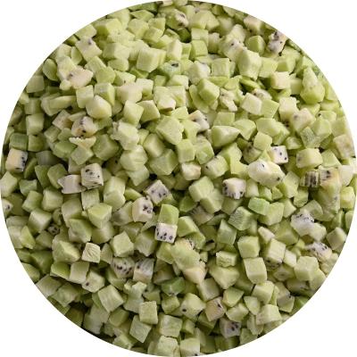 China Healthy Food Wanda Foods quick frozen fresh diced kiwifruit wholesale frozen kiwi dices for sale