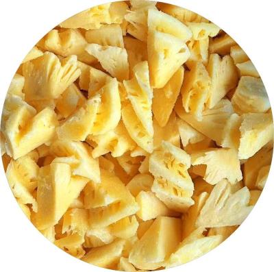 China Healthy Food Wanda Foods quick frozen high-quality pineapple cuts wholesale frozen pineapple cuts for sale