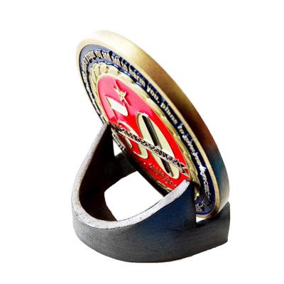 China Custom Europe Coin Holder For Collectible Coins Military Souvenir Challenge Coins for sale