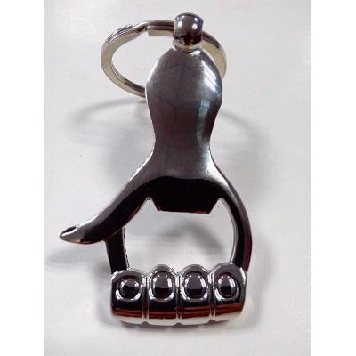 China Europe Wine Opener Or Bear Bottle Opener Palm Shaped With Key Ring Zinc Alloy Shiny Nickel for sale