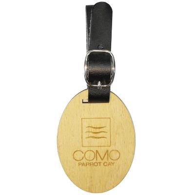 China Custom Wooden Golf Luggage Tag Wholesale Custom Laser Engrave Eco Friendly Wooden Name Bag Tag for sale