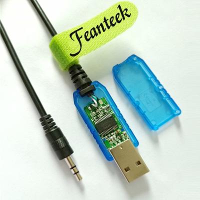 China Free Driver TTL to USB Serial Audio Adapter TTL-232R-5V-AJ 3.5mm Jack UART Converter USB Cable 6FT FTDI Cable for sale