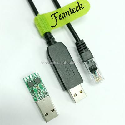 China Free Driver FTDI FT232RL USB to RJ12 6P6C USB Male Cable to TTL232 RJ12 Adapter TTL 3.3V Converter for sale