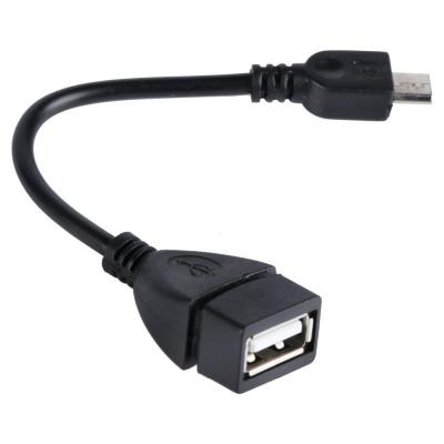 China Free Driver Micro USB 2.0 A Female To B Male Converter OTG Adapter Cable for sale