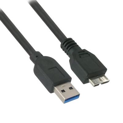 China Free Driver Data Cable USB 3.0 A Male To Micro USB B Cable Male Black for sale