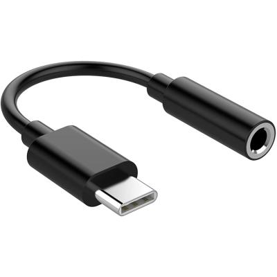 China Male MP3/MP4 Player Type C to 3.5mm USB C Cable Adapter Earphone Female to 3.5mm Jack Headphone Cable Audio Aux Cable Adapter for sale