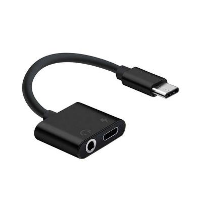 China DUAL FREE DRIVER TYPE C USB to AUX cable. 3.5mm Jack Headphone Adapter /Connector - compatible with USB-C smart phones for sale