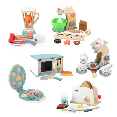 China Pretend Toy Set Wooden Toys Educational Wooden Food Mini Toy Cooking Kitchen Play Set For Kids Baby for sale