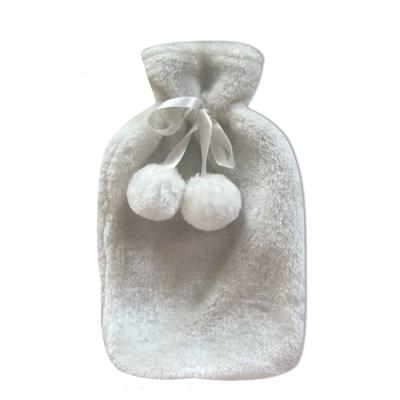 China Wholesale High Quality Manufacturer 2000Ml PE Mini Hot Water Bag With Cover, Hot Water Bottle for sale