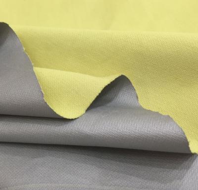 China Chemical-Resistant 280g Woven Para Aramid Silver Coated Fabric for sale