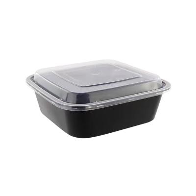 China Heatable Rectangular Reusable Factory Supply Storage Plastic Microwable Food Bowl For Restaurant for sale