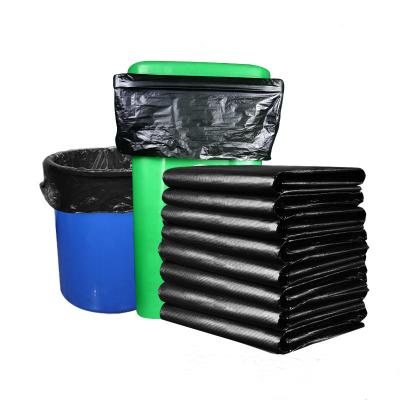 China Isposable 2022 Hot Selling Heavy Duty Biodegradable Black 30Gallon Garbage Bags For Cleaning for sale