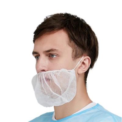 China Customizable Disposable Non Woven High Quality PP Nylon Beard Cover Beard Protective Cover PP Non Woven Fabric for sale