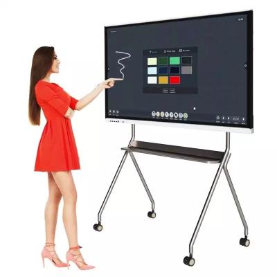 China White Board ODM Digital Interactive Whiteboard 4K Display 65 75 86 Inch Interactive Flat Panel Multi Touch Screen Smart Panel 86inches for sale