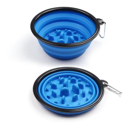 China Non-automatic Collapsible Portable Pet Dog Travel Water Drinker Pet Bowl Dog Feeding Bowl for sale