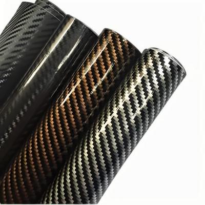 China High Heat Tolerant Carbon Fiber Wrap Vinyl mit mühelosem Nassansatz zu verkaufen