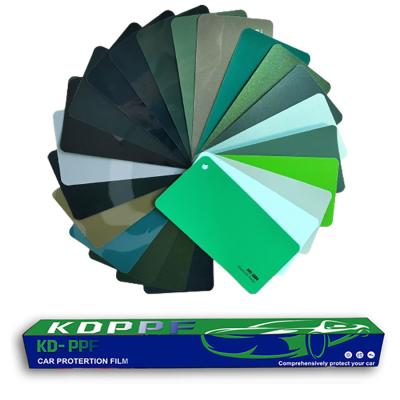 China 8 Mil Luxury Green Series Car Film Sand Proof Color Change PPF for sale