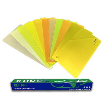 China Yellow Series 8 Mil Anti Stain Car Film Sand Proof Color Change PPF for sale